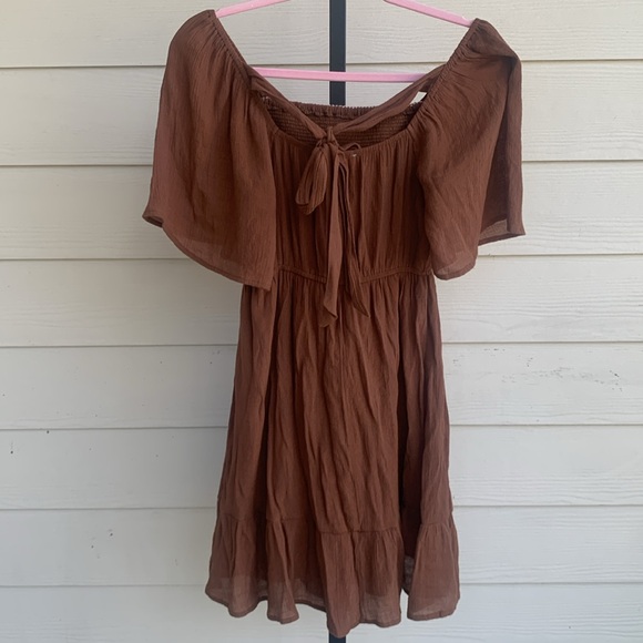 Blu pepper puff sleeve flowy gardengirl bohemian dress small - Picture 4 of 7